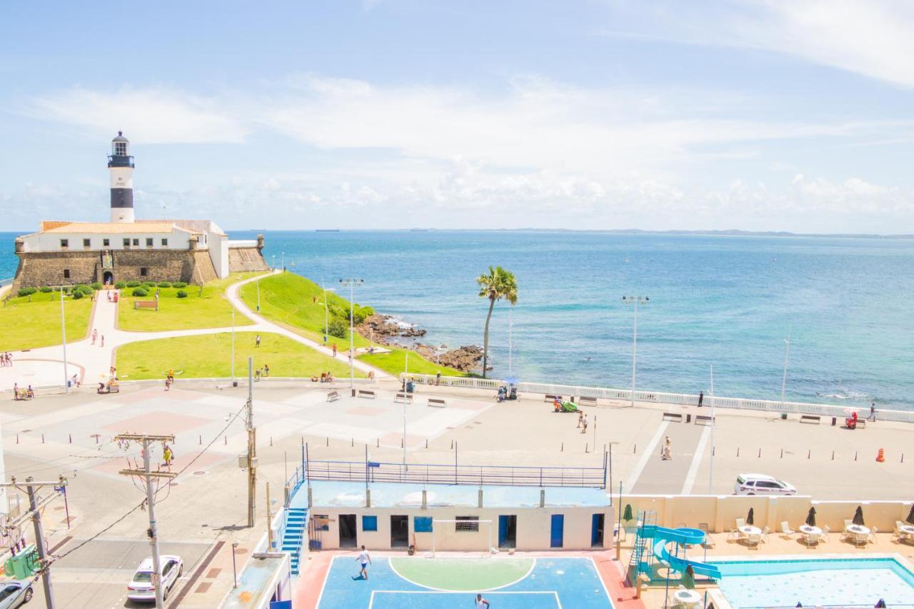 Apartamento No Farol Da Barra. Vista Deslumbrante Para O Mar! No Circuito Do Carnaval. Ao Lado Do Porto Da Barra ! Salwador Zewnętrze zdjęcie